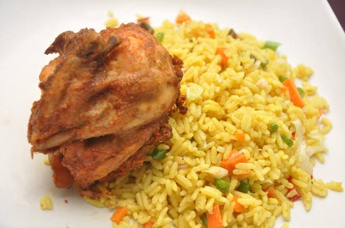 Fried Rice and Chicken