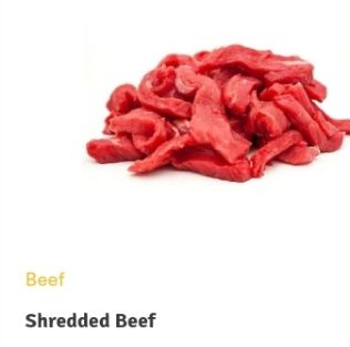 Shredded beef 1 kg