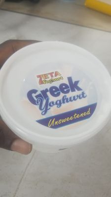 Sweetened greek yoghurt