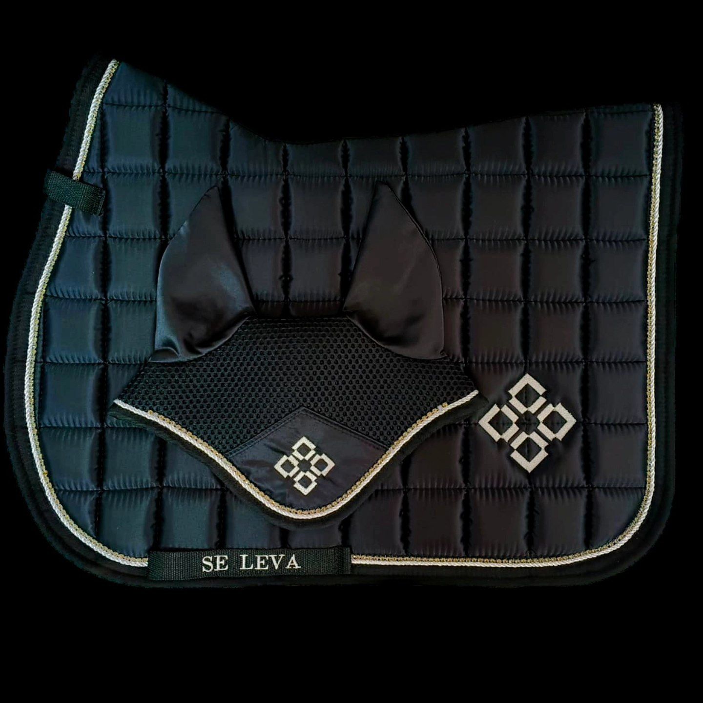 Black with Full Swarovski Trim Collection