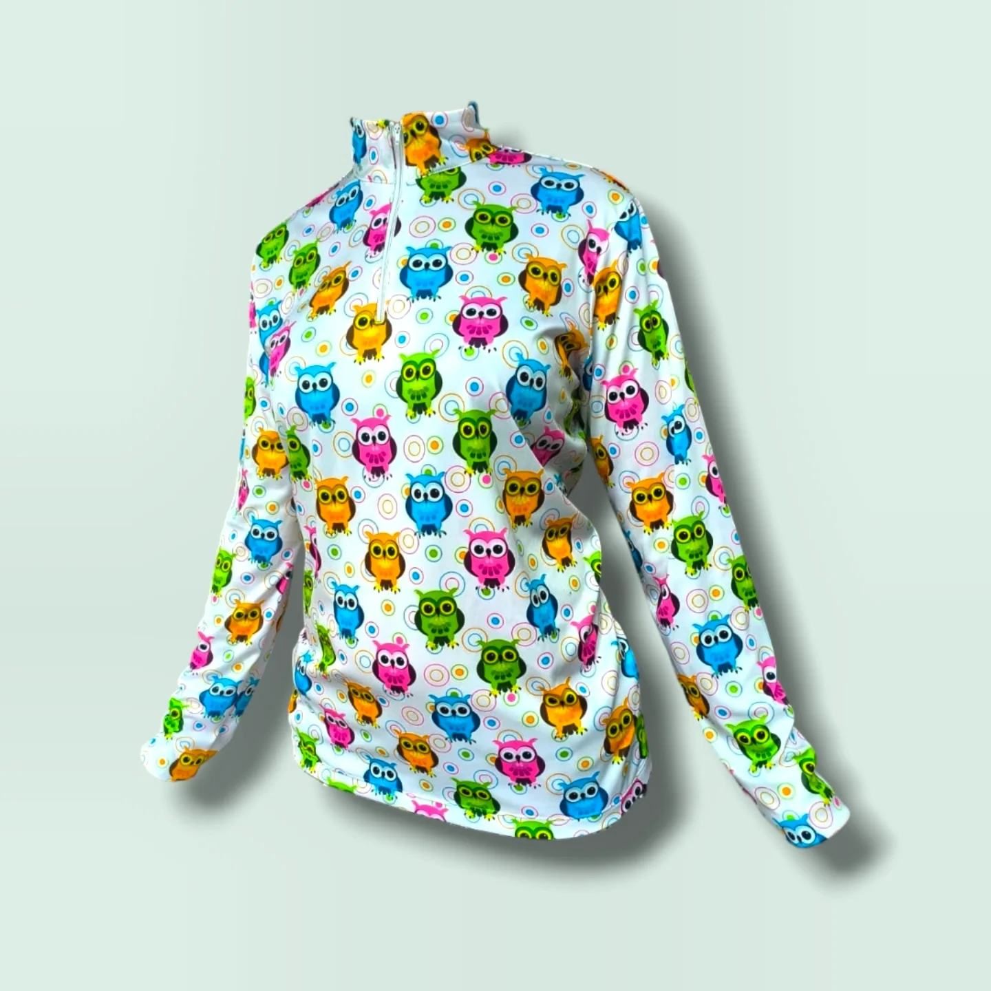 Colourful Owls Base Layer