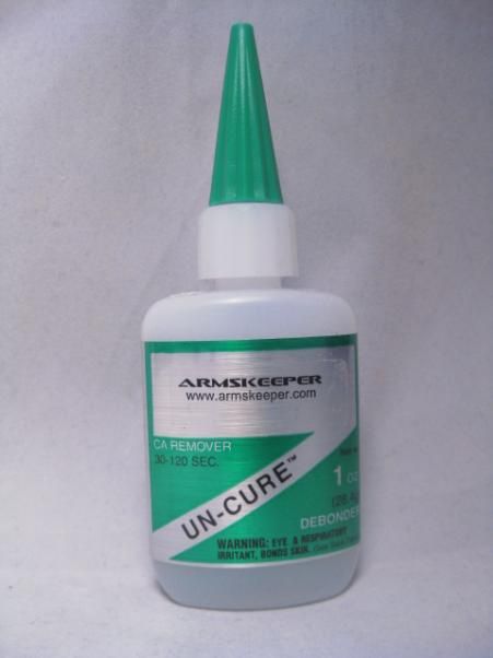 ArmsKeeper Glues: Un-Cure Glue Debonder (1oz.)