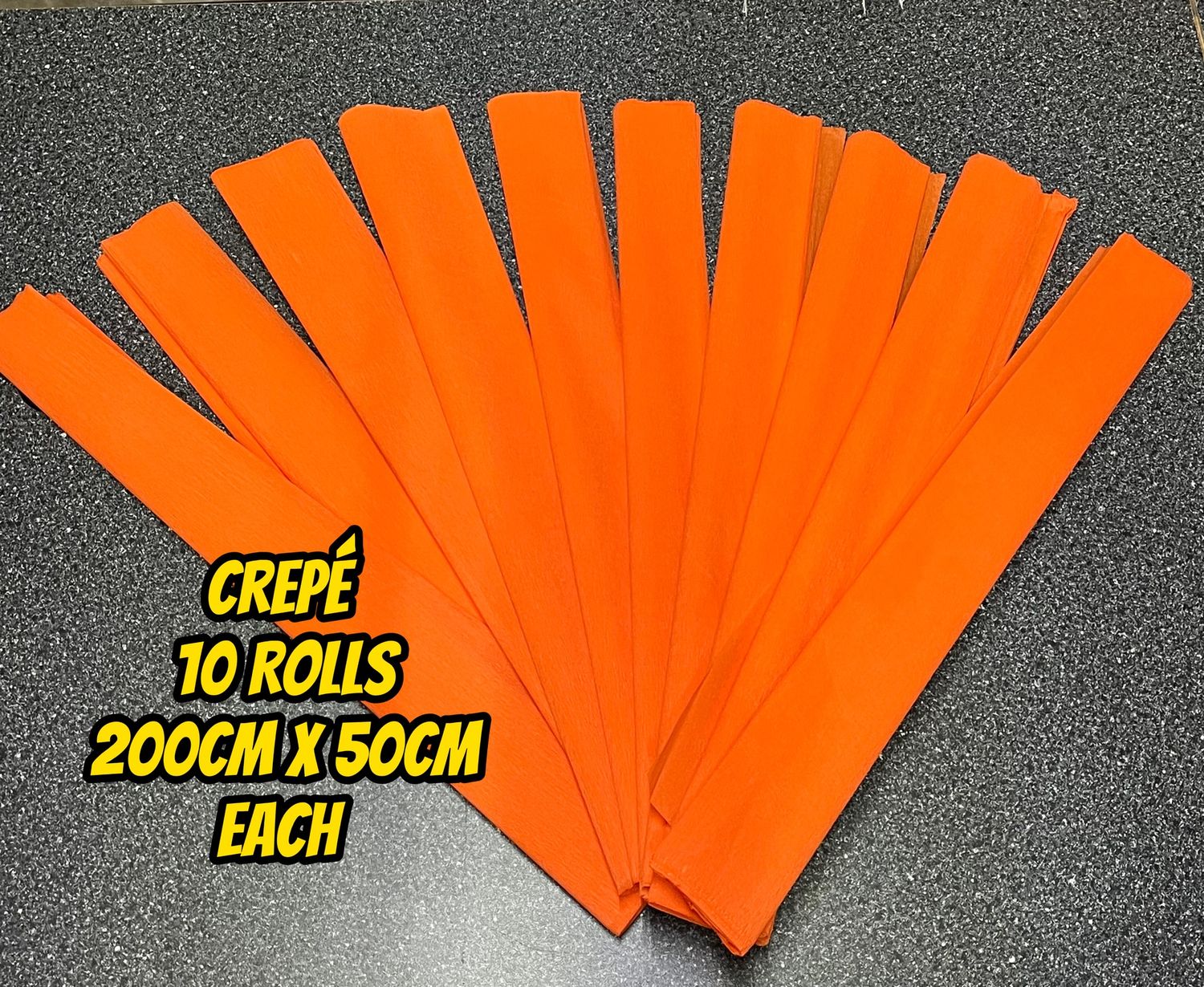 Crepe Paper Colibri, COLOR: 301 Mandarin- tangerine