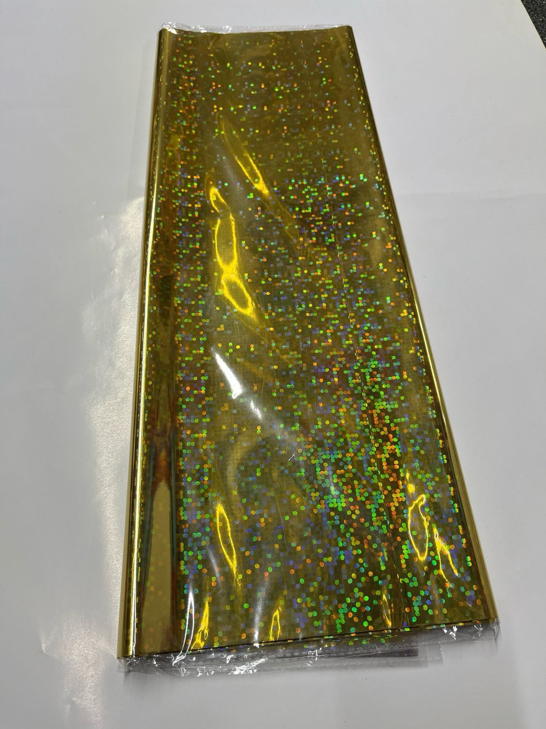 Papel Metalizado/ Holográfico (aluminio) 100pcs, COLOR: Dorado / Gold