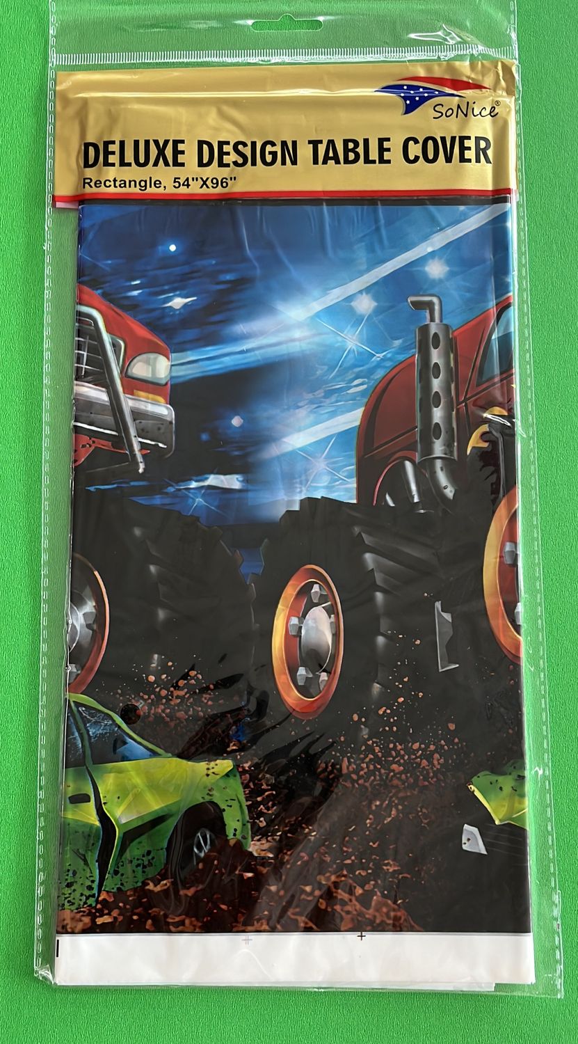 Monster Truck Table Cover
