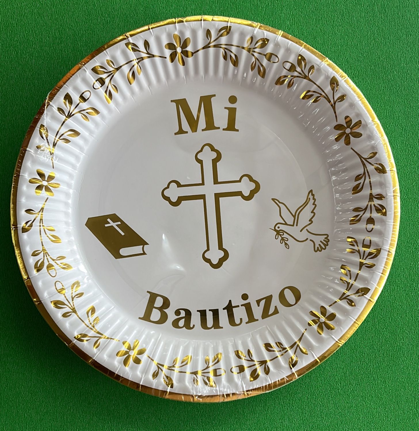 Bautizo  7&quot; Plates 24ct