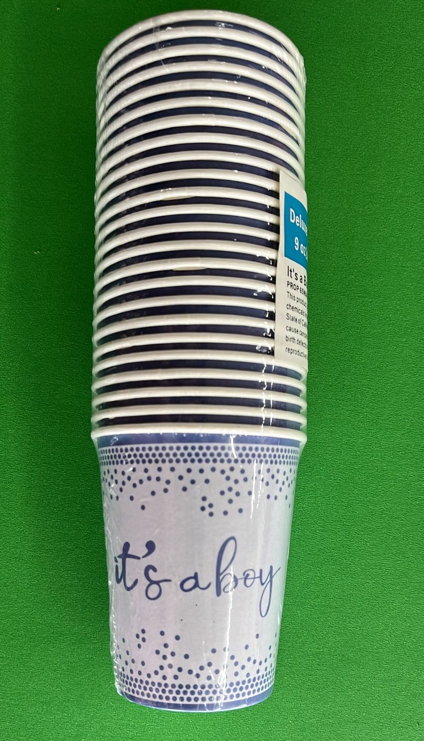 It&#39;s A Boy 9oz Cups 24ct