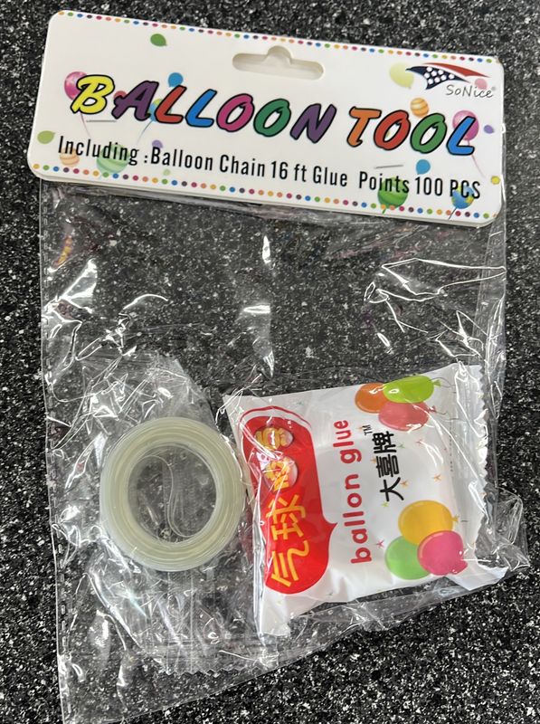 Balloon  Chain + glue set