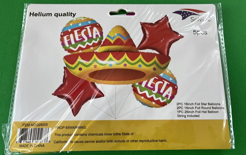 Fiesta Hat Balloon set