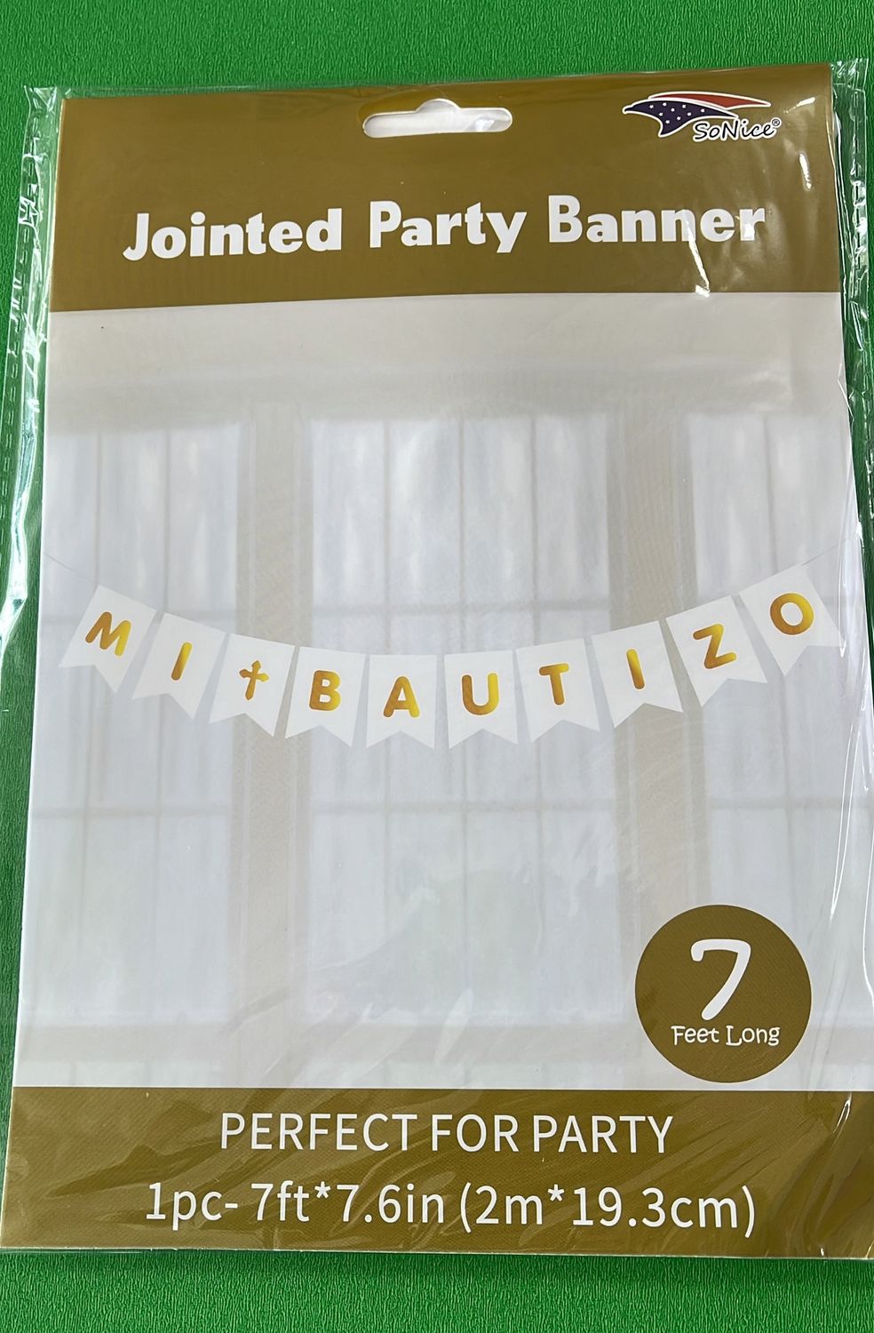 Bautizo Jointed Banner Gold