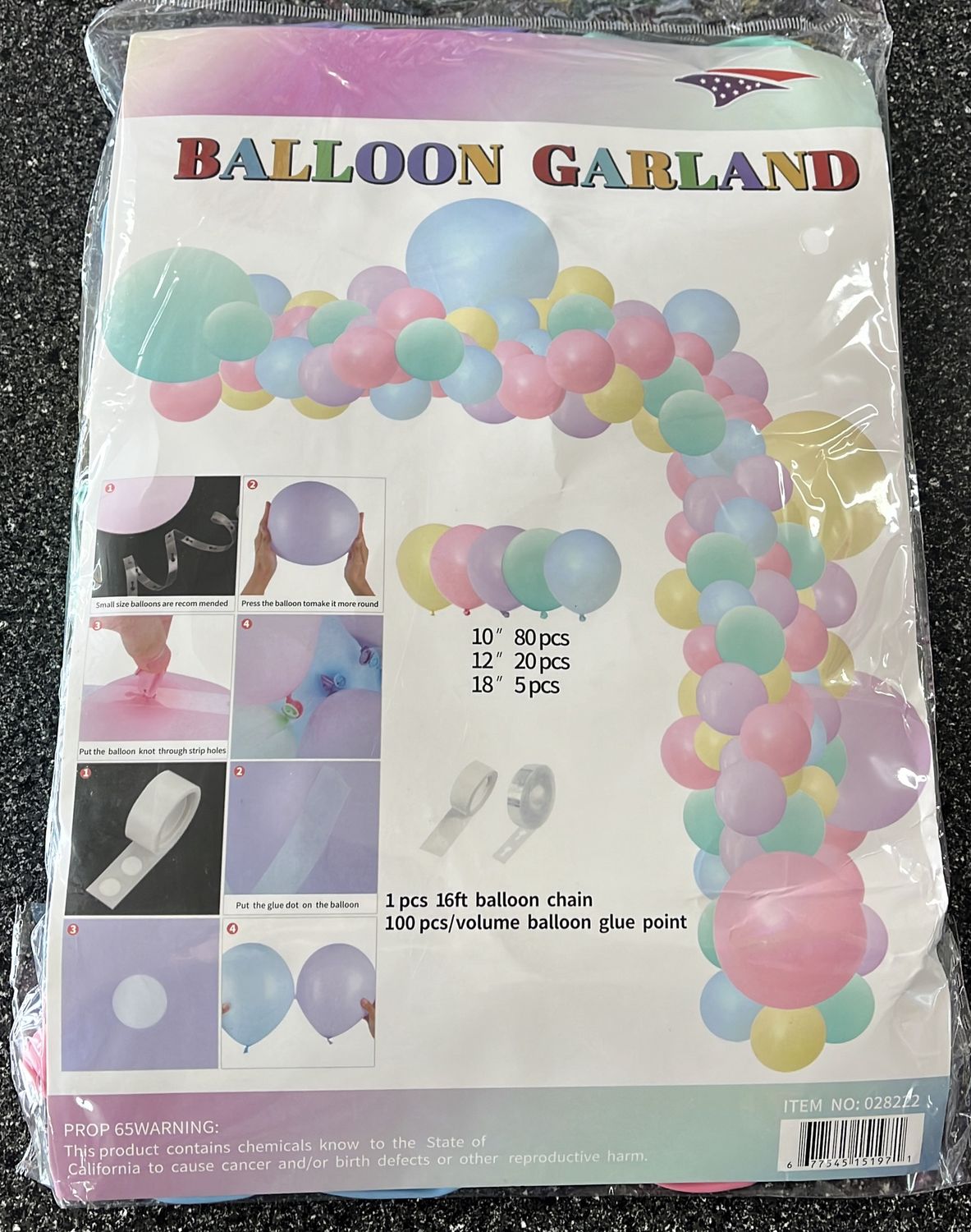 Garland Macaron Pastel