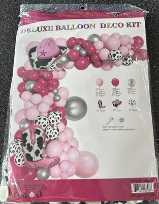 Cowgirl Balloon Garland Kit