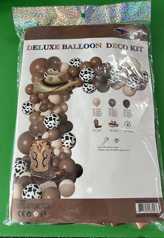 Cowboy Balloon garland Kit