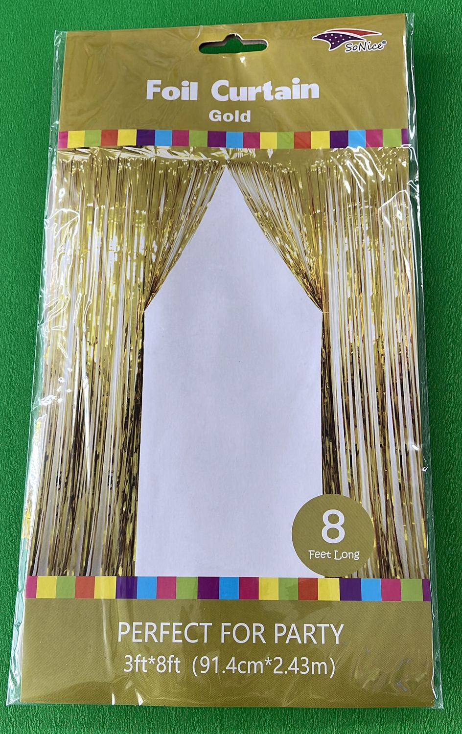 Foil Curtain Gold 3x8