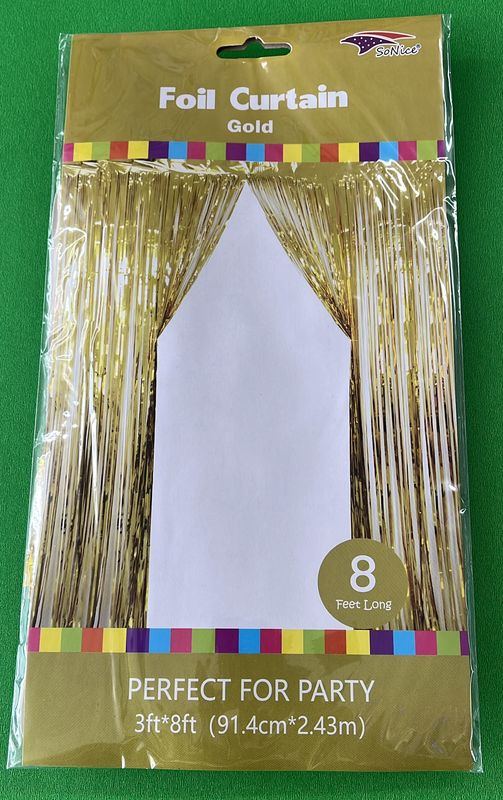 Foil Curtain Gold 3x8