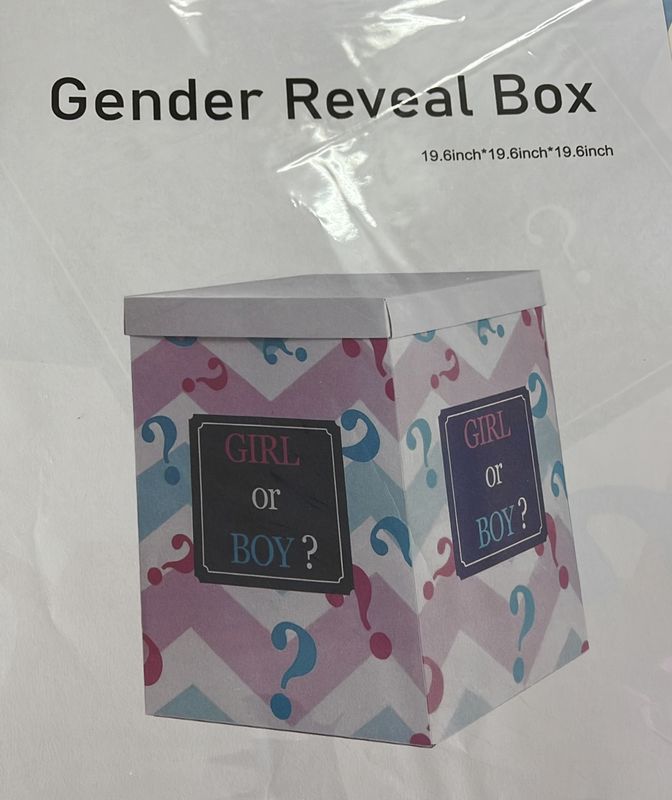 Gender Reveal Surprise Box 20&quot;