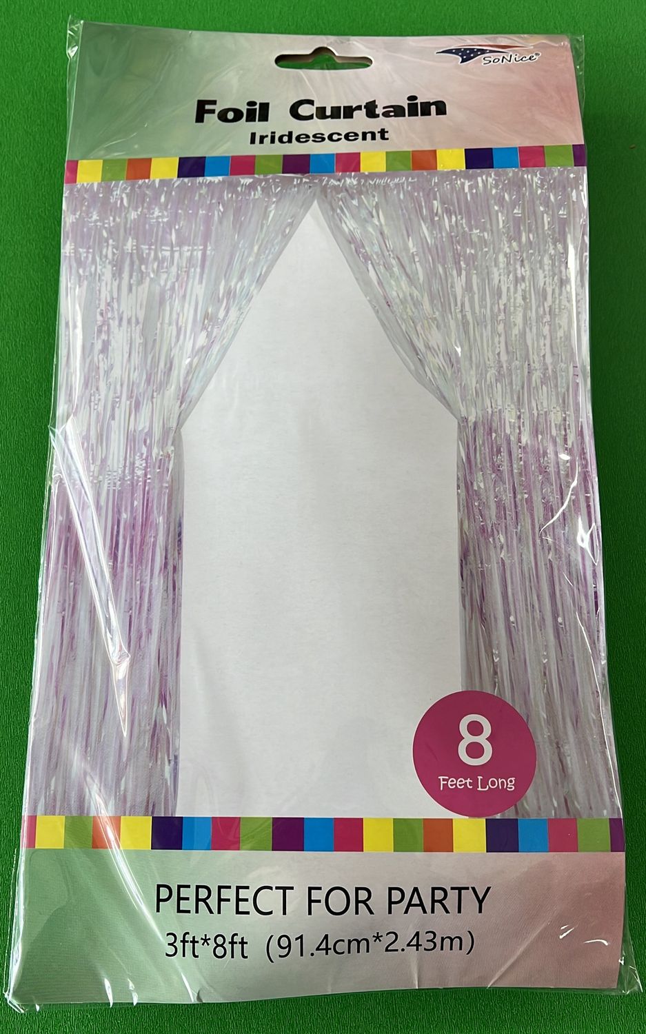 Foil Curtain Iridescent 3x8