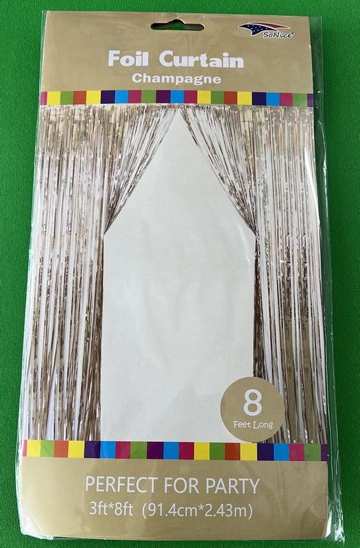Foil Curtain Champagne