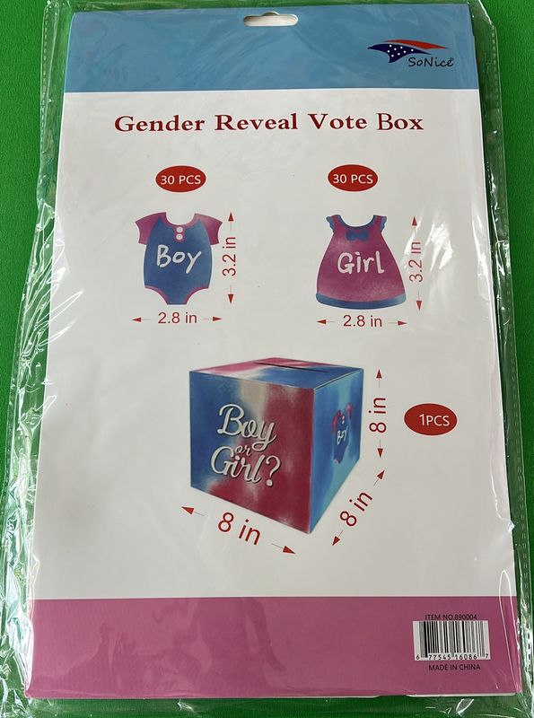 Gender Reveal Vote Box