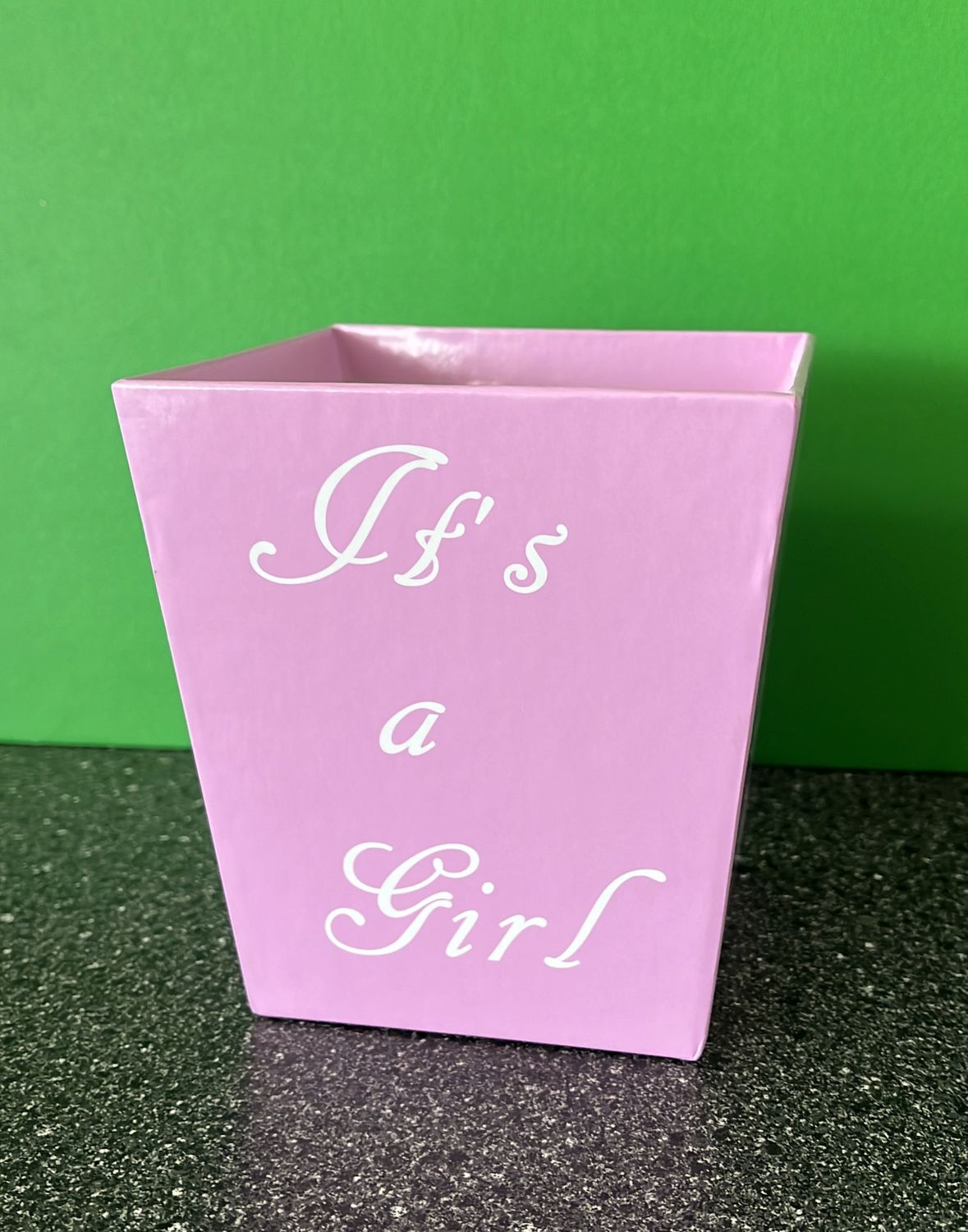 Craft Centerpiece Box It&#39;s A Girl