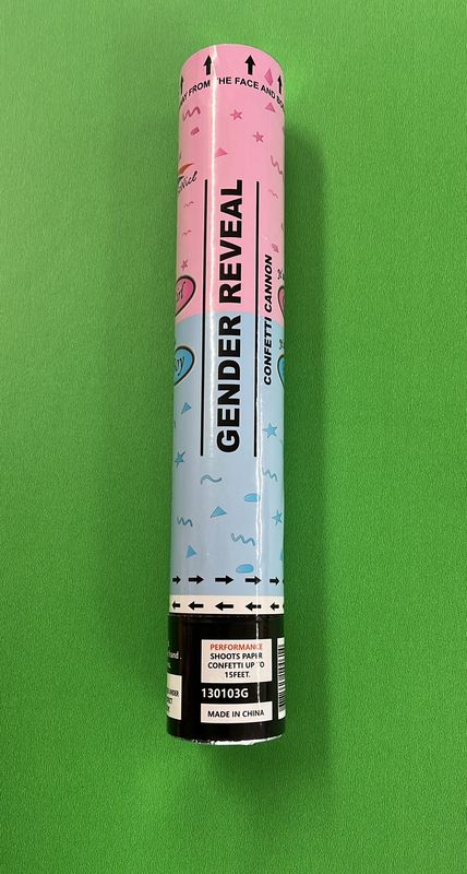 Gender Reveal Popper L/Pink