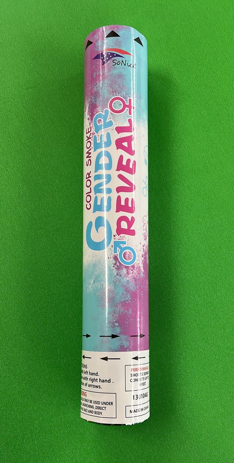 Gender Reveal Powder Popper Pink