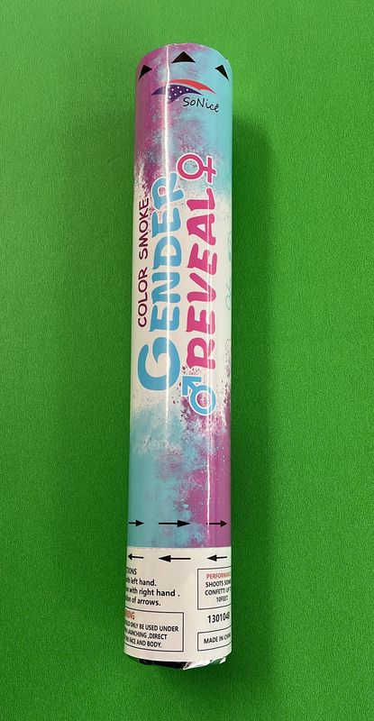Gender Reveal Powder Popper Blue
