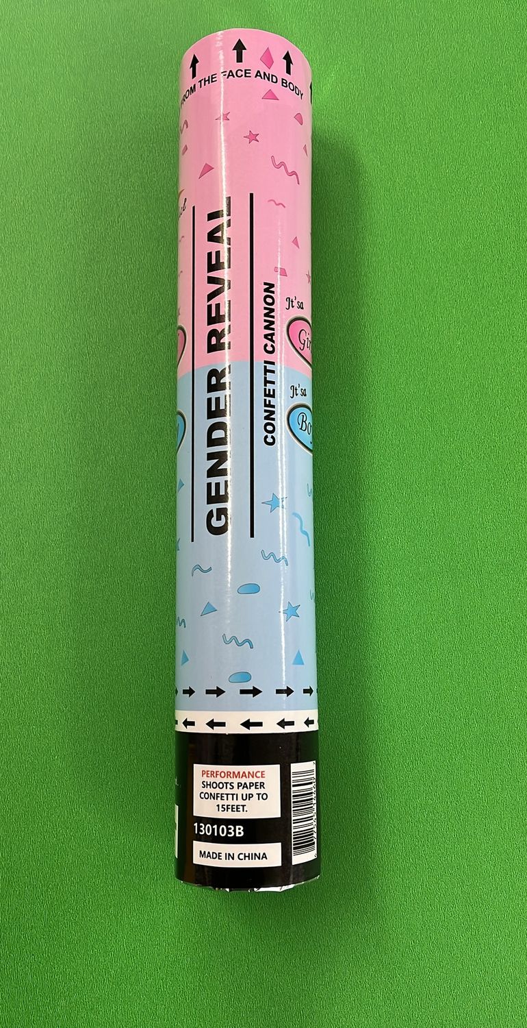 Gender Reveal L/Blue Popper