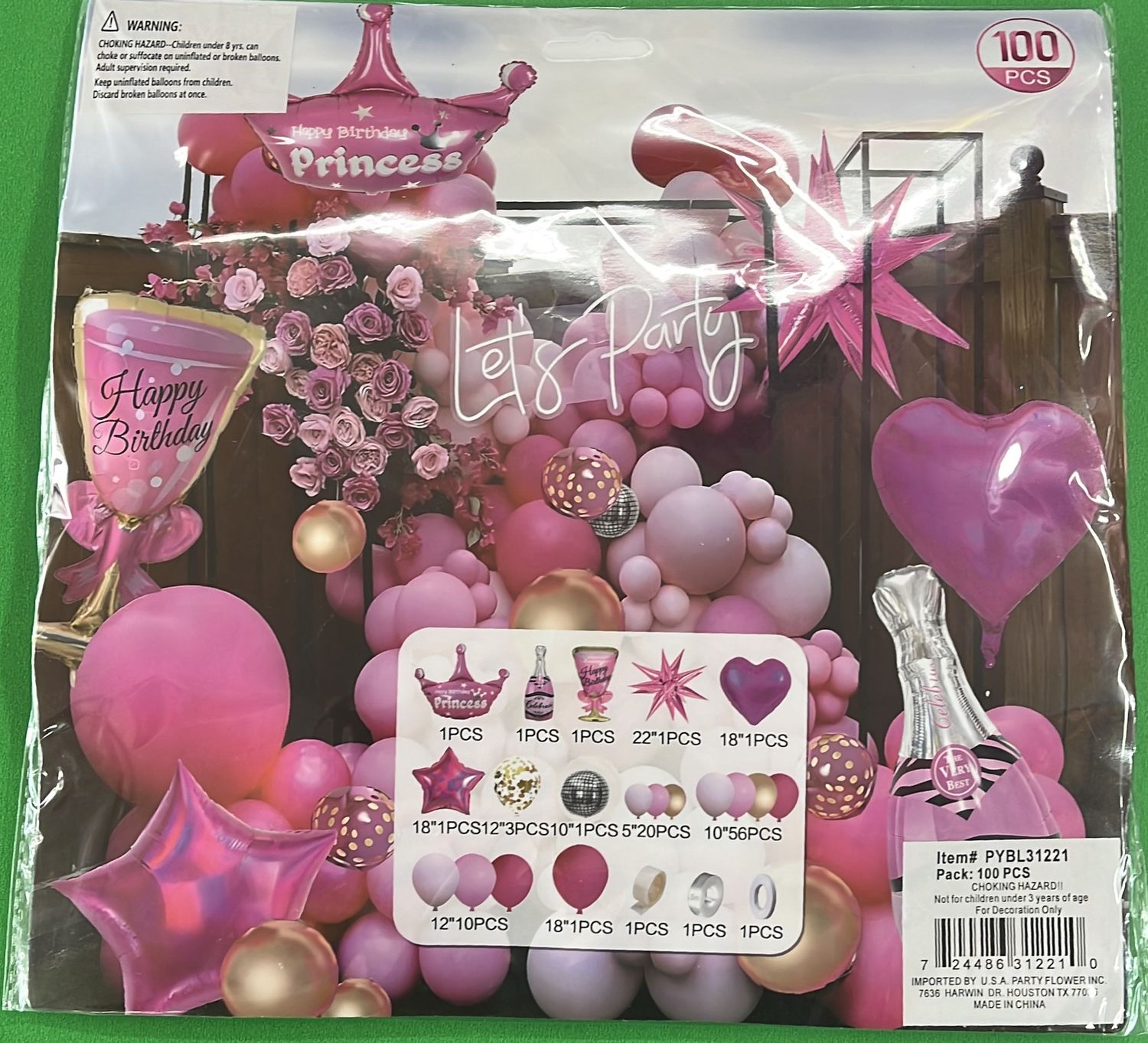 Garland HB Princess Kit 100pcs