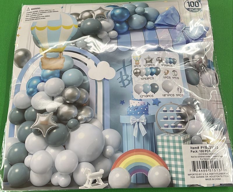 Garland Kit Hot Air Balloon 100pcs