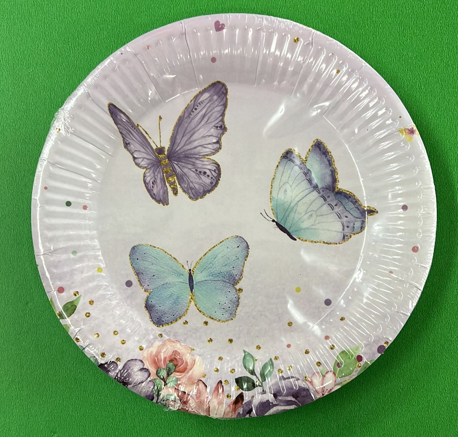 Butterfly 7&quot;  plates 24ct
