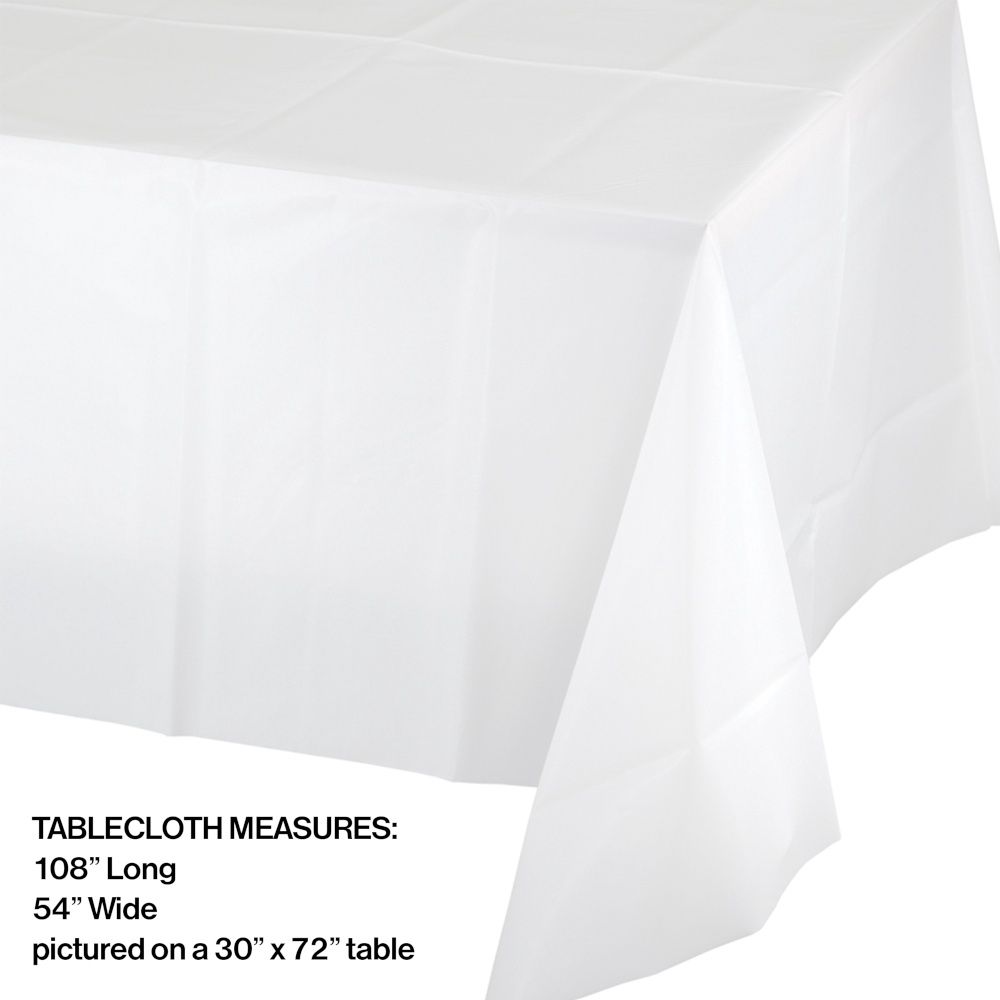 White Table Cover