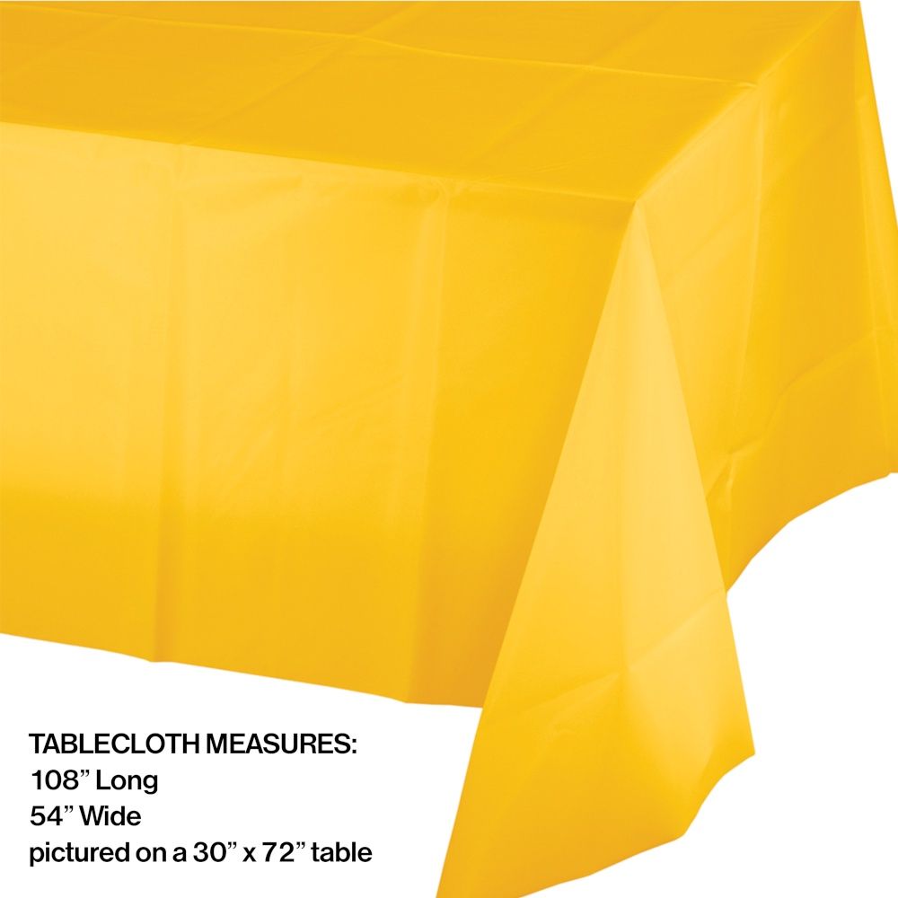 School Bus Yellow Table Cover
