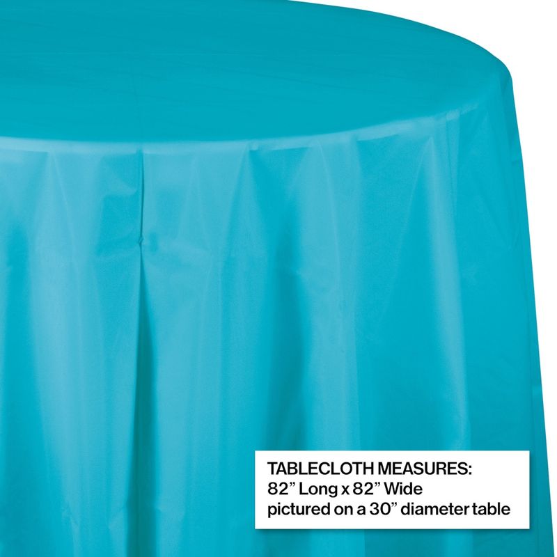Berm Blue Oct Round Table Cover