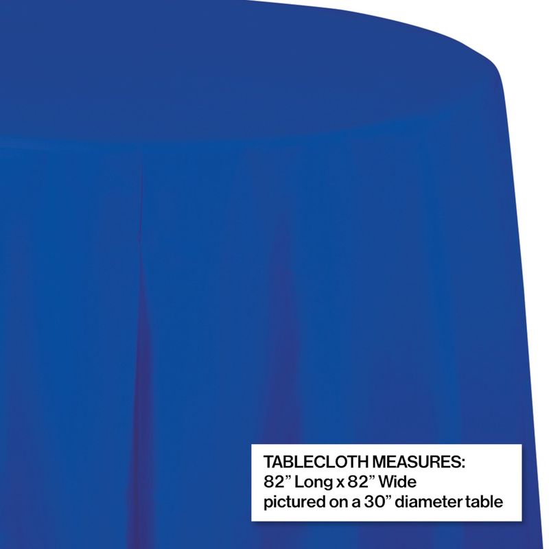 Cobalt Oct Round Table Cover