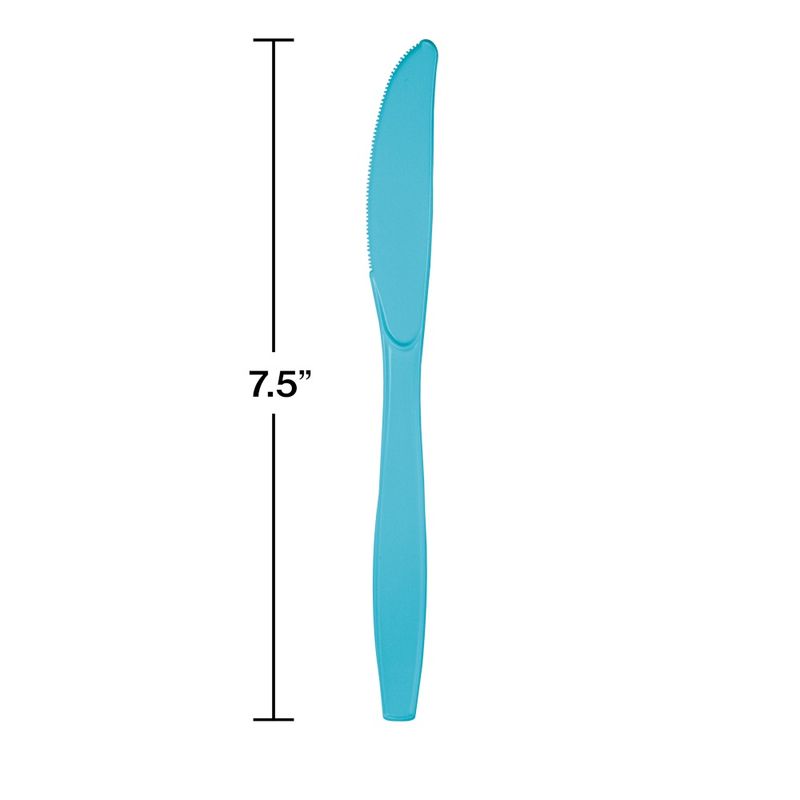 Berm Blue Plastic Knives 24ct