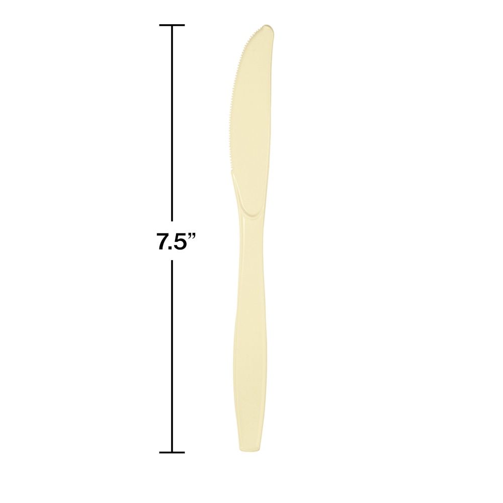 Ivoty Plastic Knives 24ct