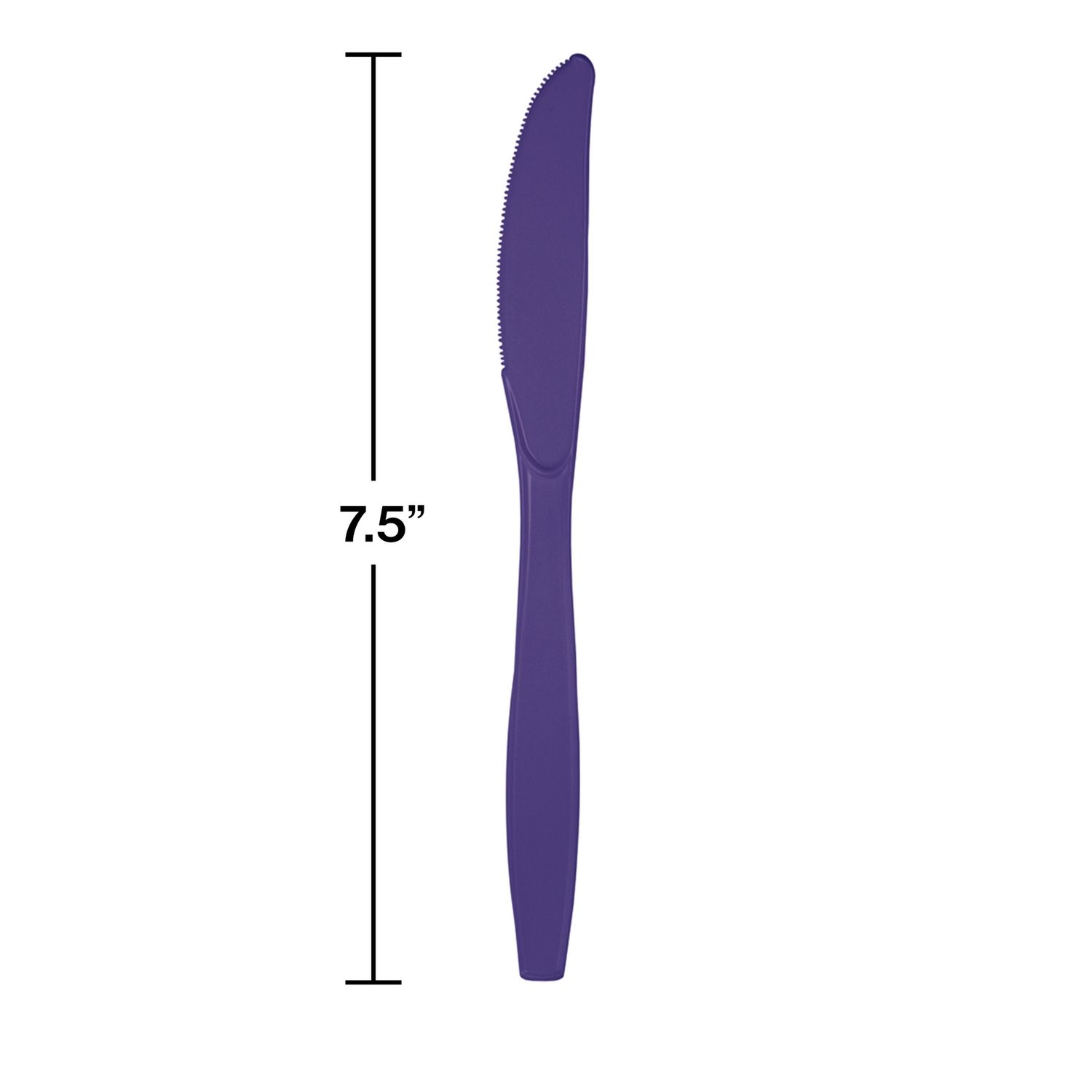 Purple Plastic Knives 24ct