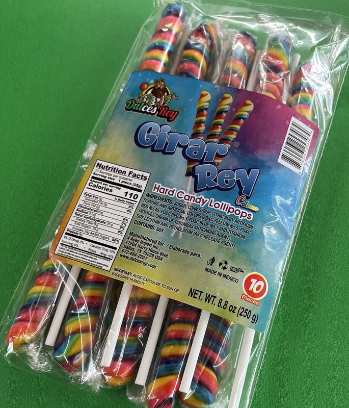 Girar Rey Paleta Trenzada 10pcs