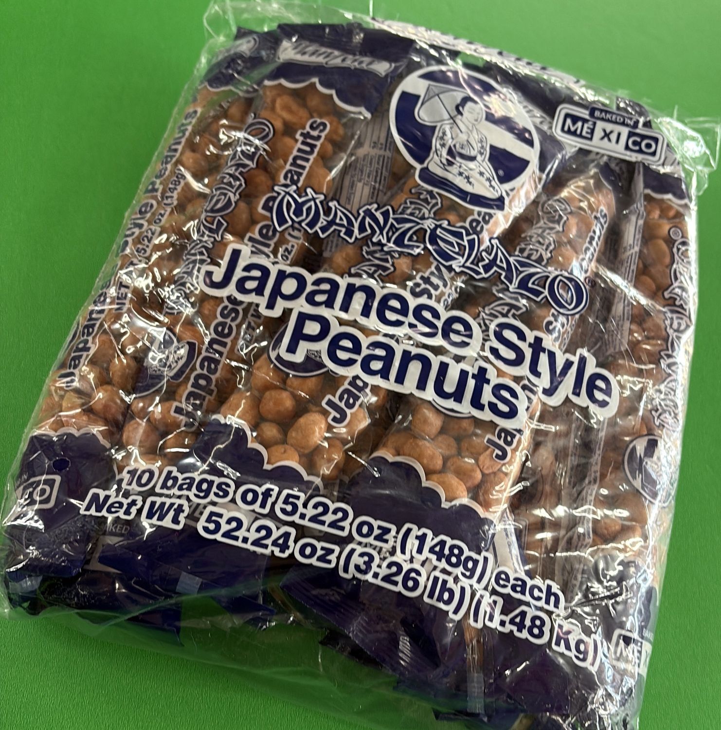 Cacahuates Japones 10 Bags Manzela 
