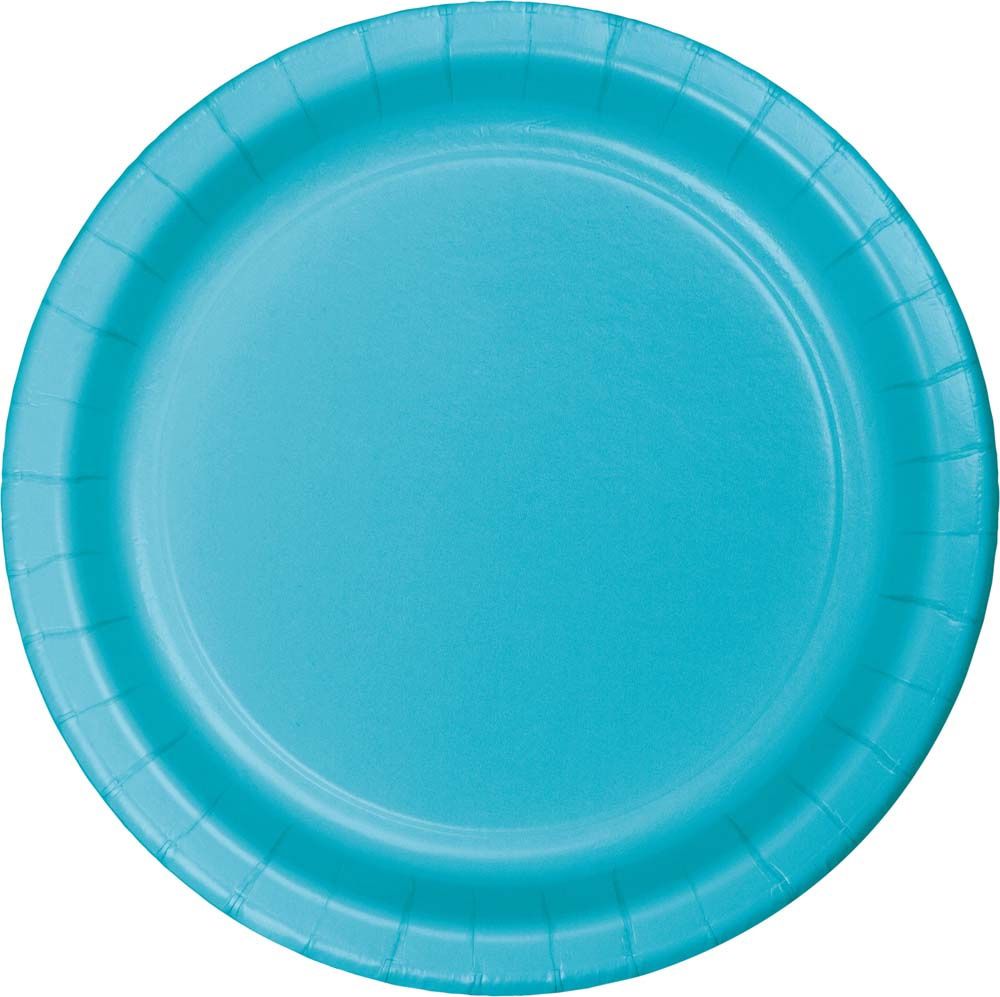 Berm Blue 7&quot; Plates 24ct