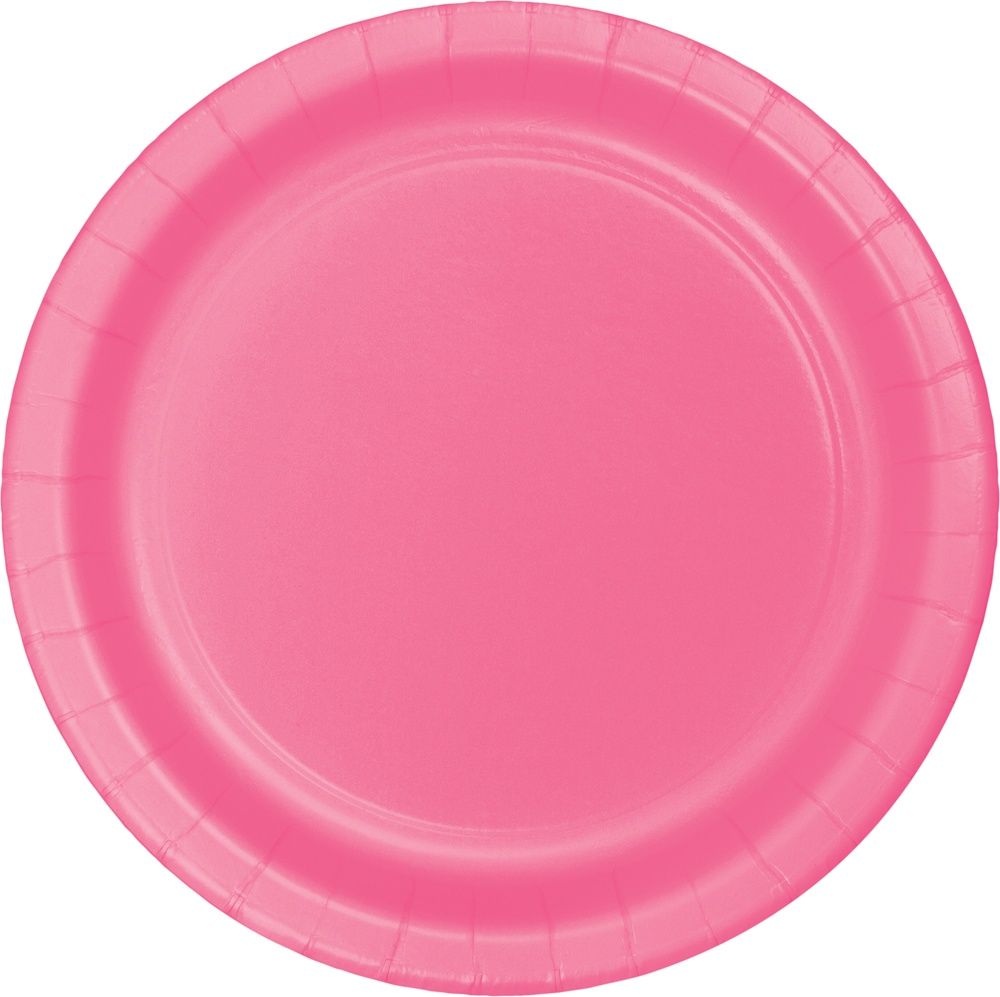 Candy Pink 9" Plates 24ct