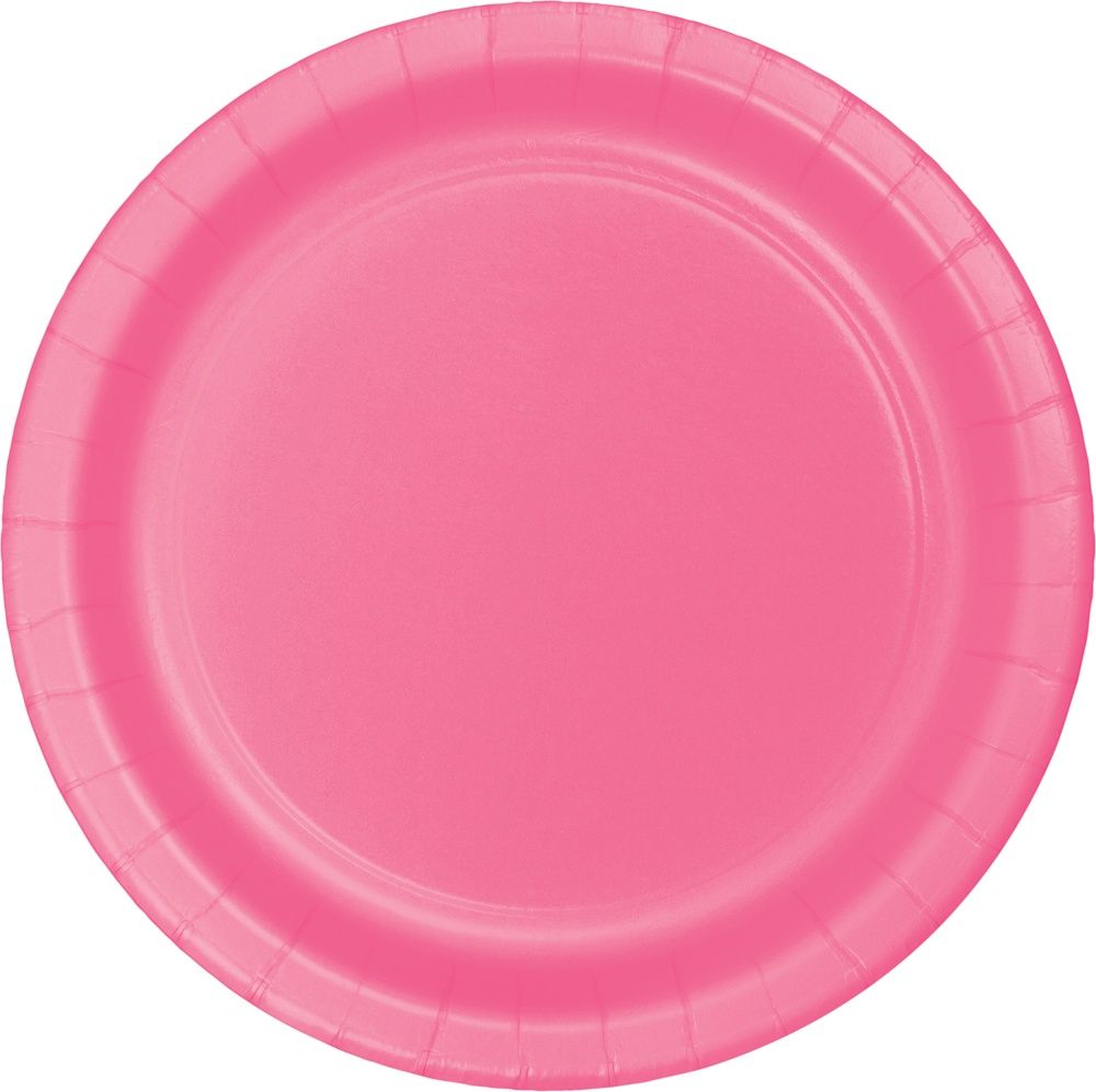 Candy Pink 7" Plates 24ct