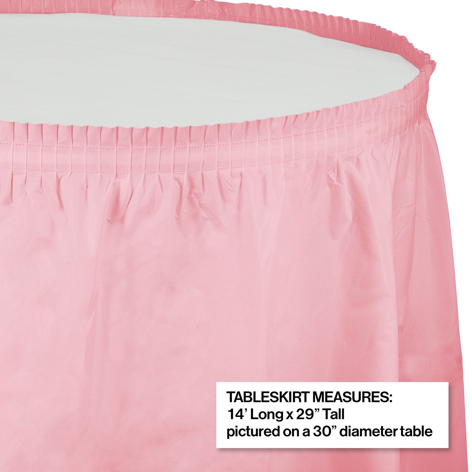 Classic Pink Table Skirt