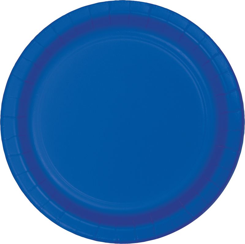 Cobalt 9&quot; Plates 24ct