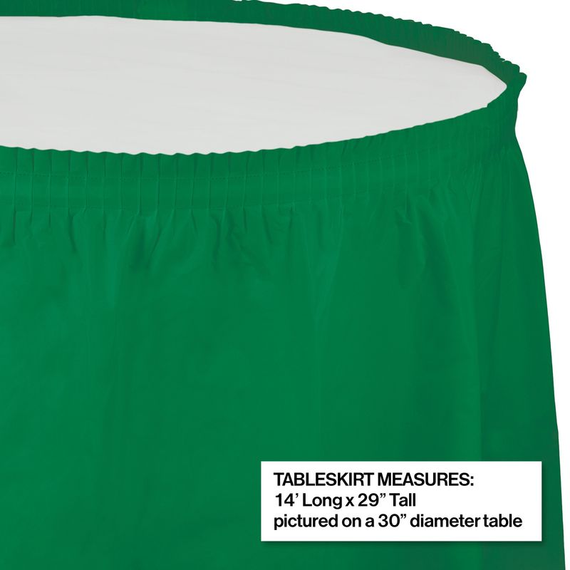 Emerald Green Table Skirt