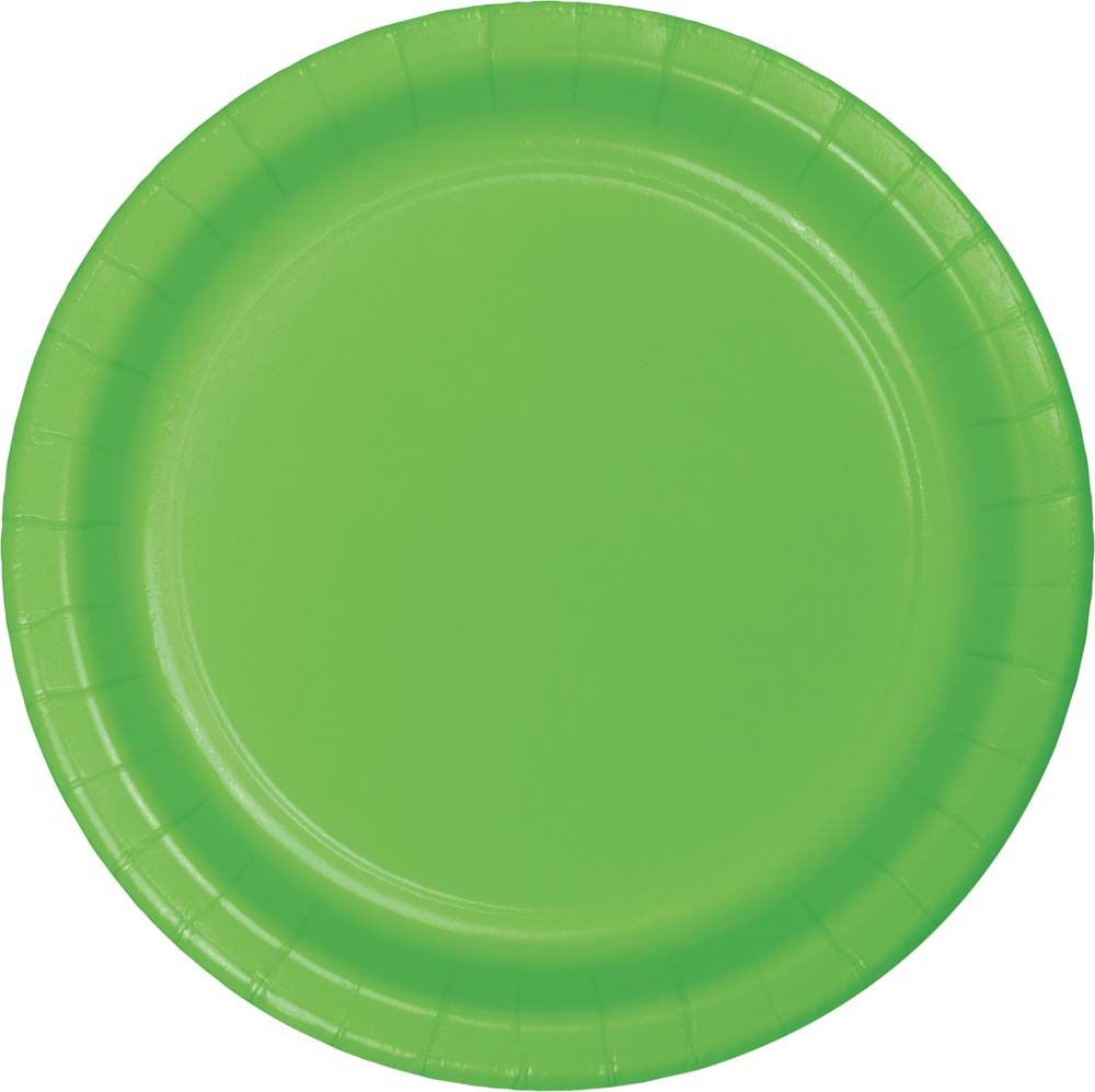 Fresh Lime 9&quot; Plates 24ct