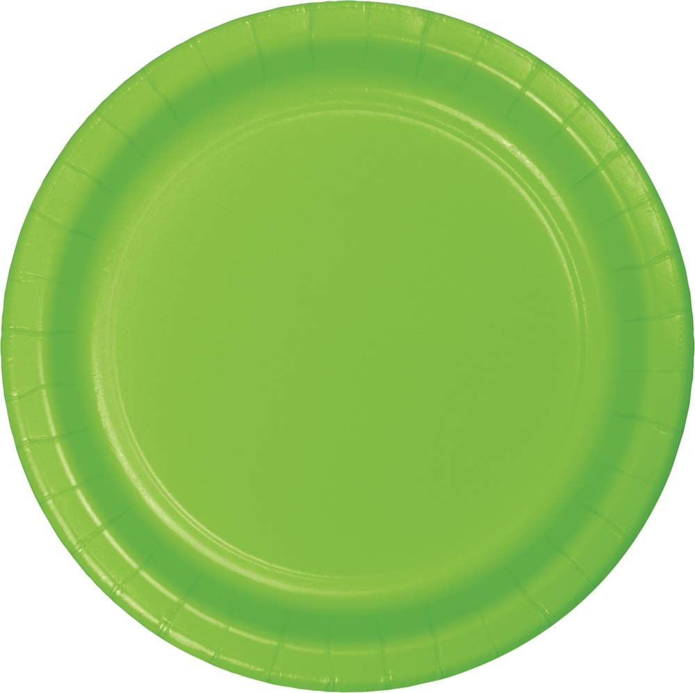 Fresh Lime 7&quot; Plates 24ct