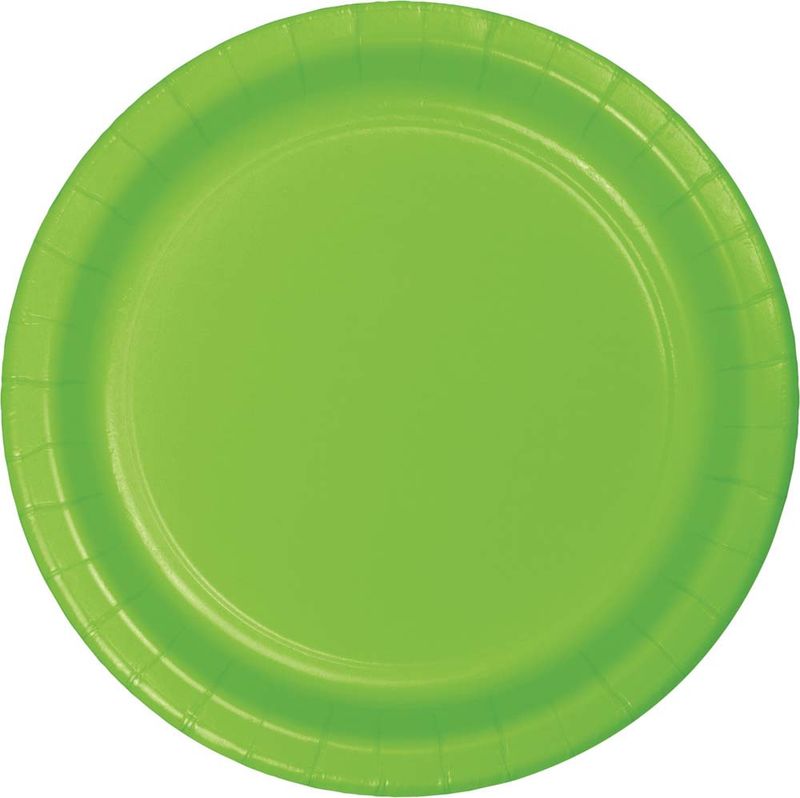 Fresh Lime 7&quot; Plates 24ct