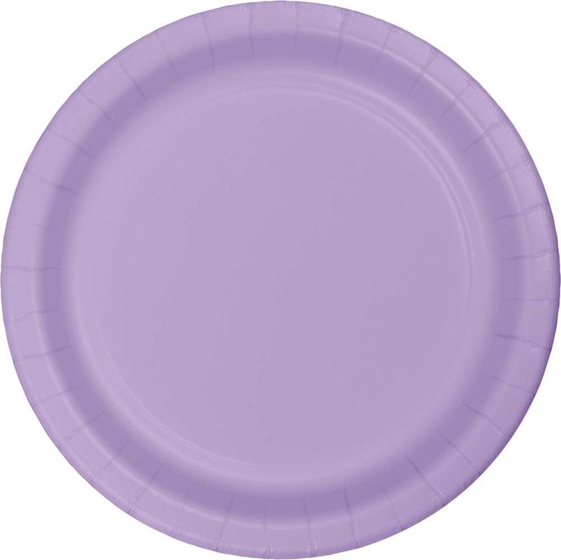Lavender 9&quot; Plates 24ct